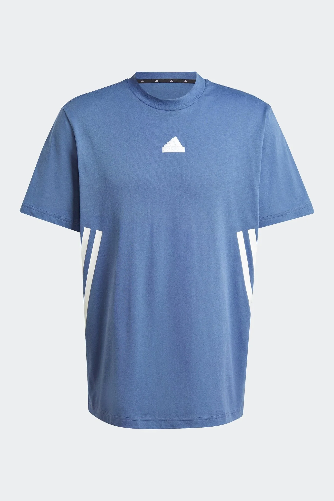 טישירט לגברים  FUTURE ICONS 3-STRIPES בצבע כחול ולבן - Image 3