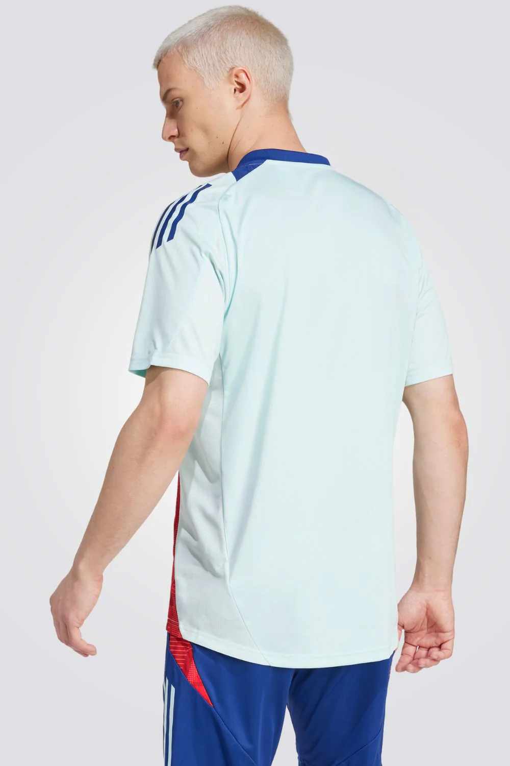טישירט לגברים SPAIN TIRO 24 COMPETITION בצבע טורקיז ואדום - Image 2