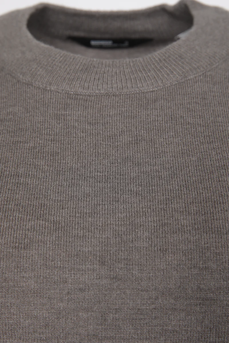 סט פנאי סריג לנשים בצבע חום - Image 3
