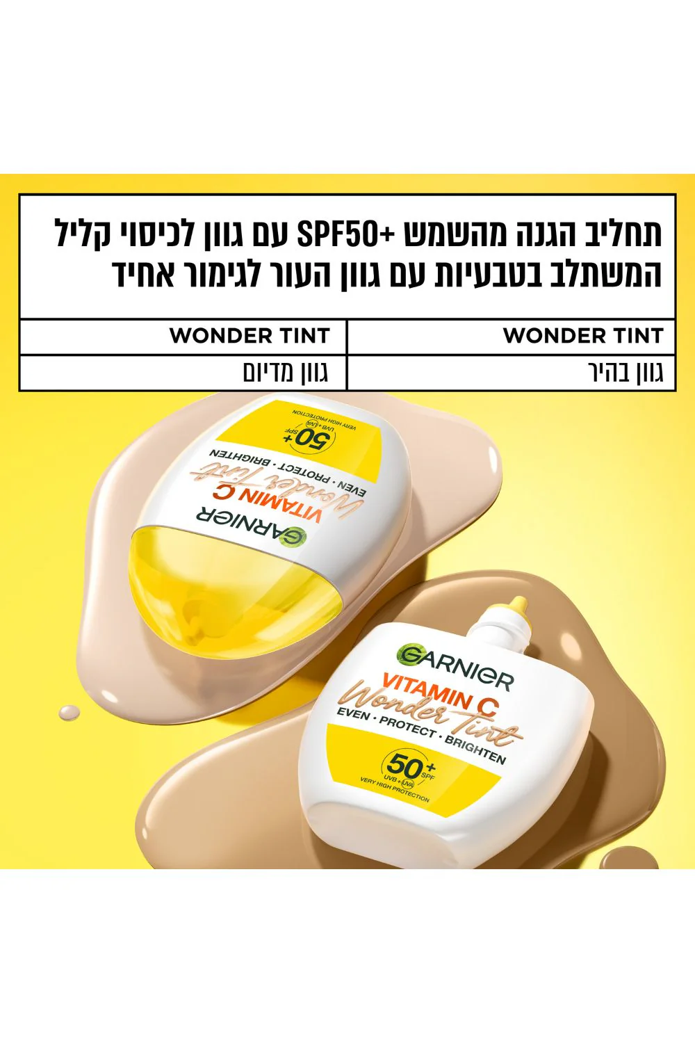תתחליב לחות עם 50SPF וגוון | גרנייה - Image 5