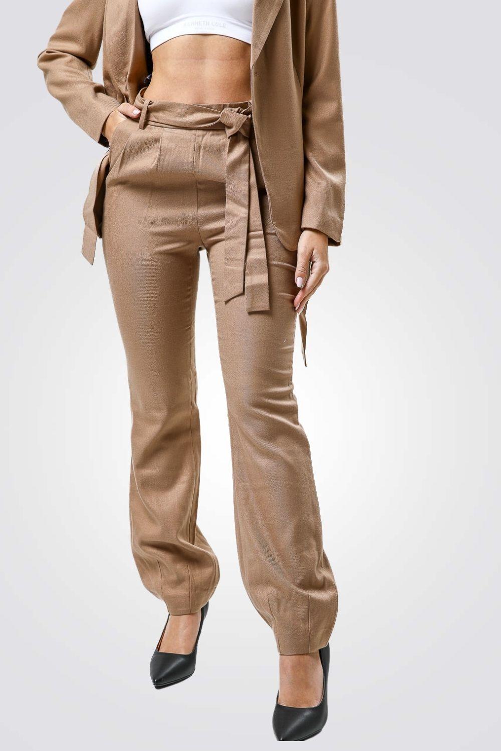 מכנסי SUITED קאמל
