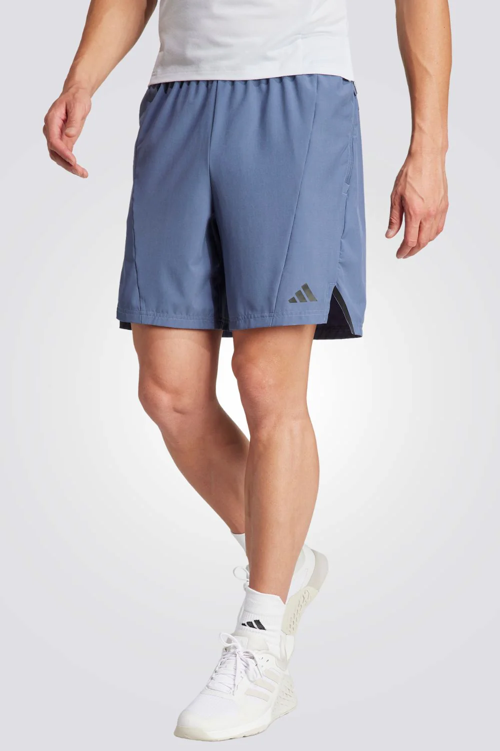 מכנסיים קצרים לגברים DESIGNED FOR TRAINING בצבע כחול כהה