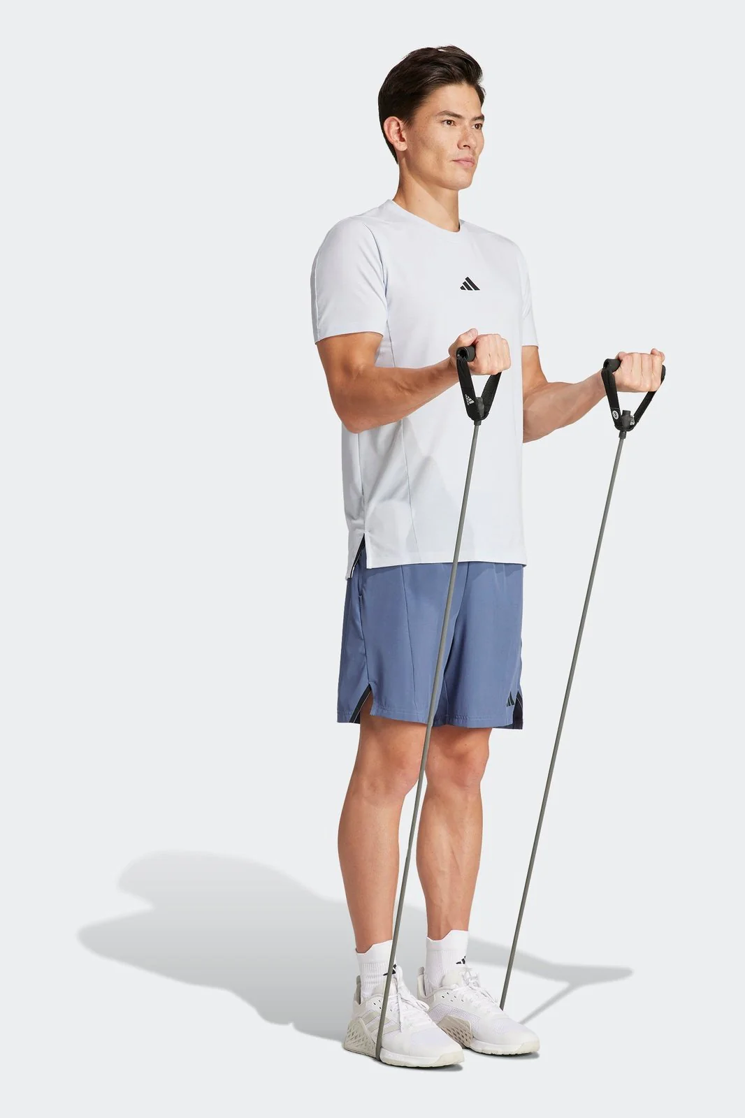 מכנסיים קצרים לגברים DESIGNED FOR TRAINING בצבע כחול כהה - Image 3