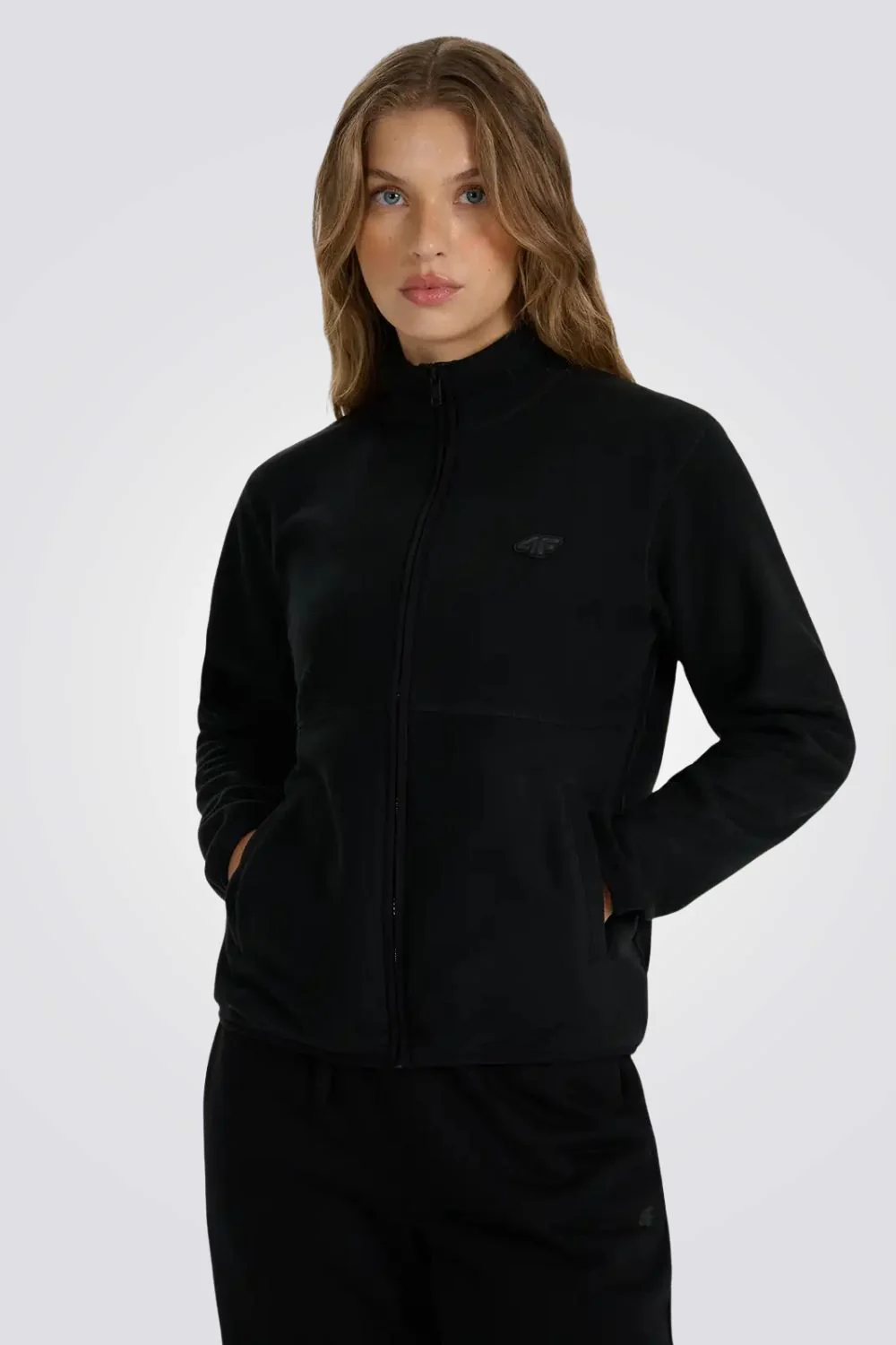 ג'קט במרקם צמרי Basic fleece לנשים | 4F