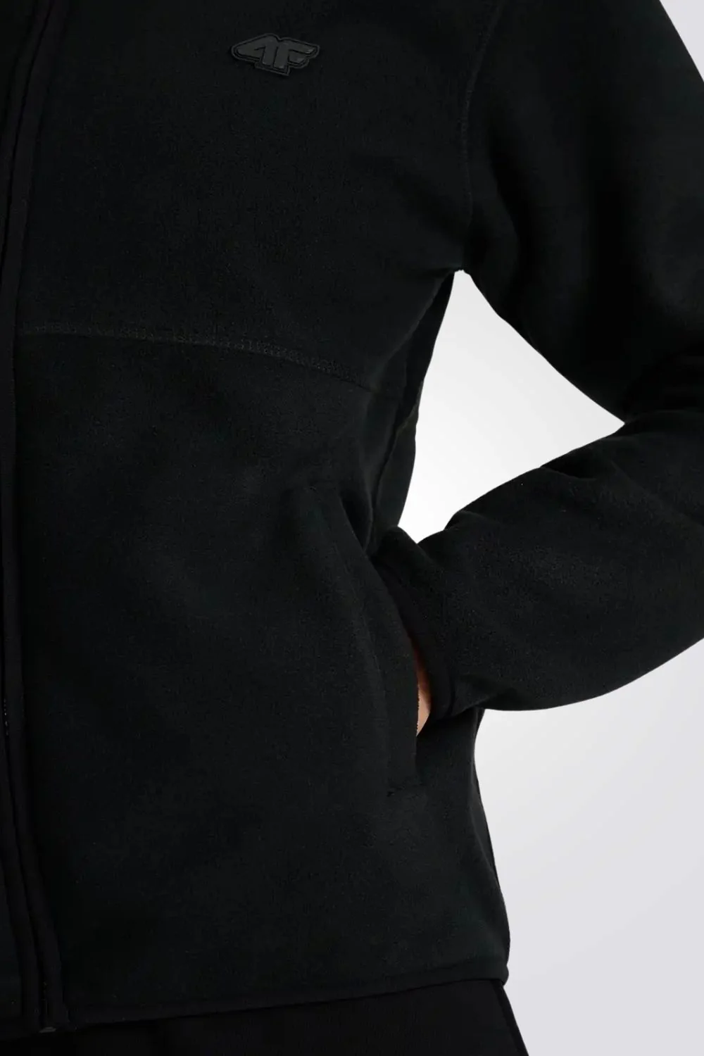 ג'קט במרקם צמרי Basic fleece לנשים | 4F - Image 3