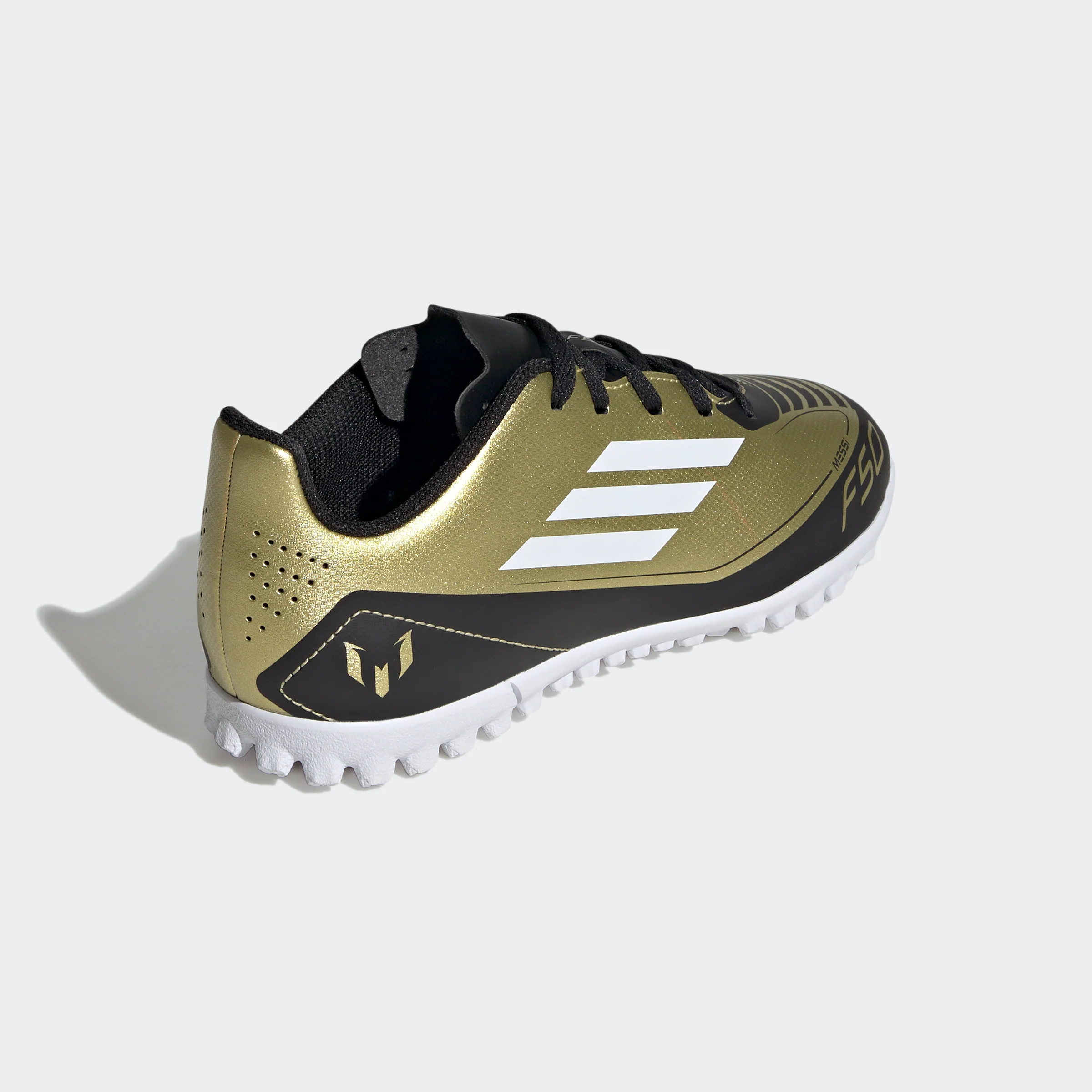 נעלי קטרגל לילדים ונוער MESSI F50 CLUB בצבע זהב ושחור - Image 6