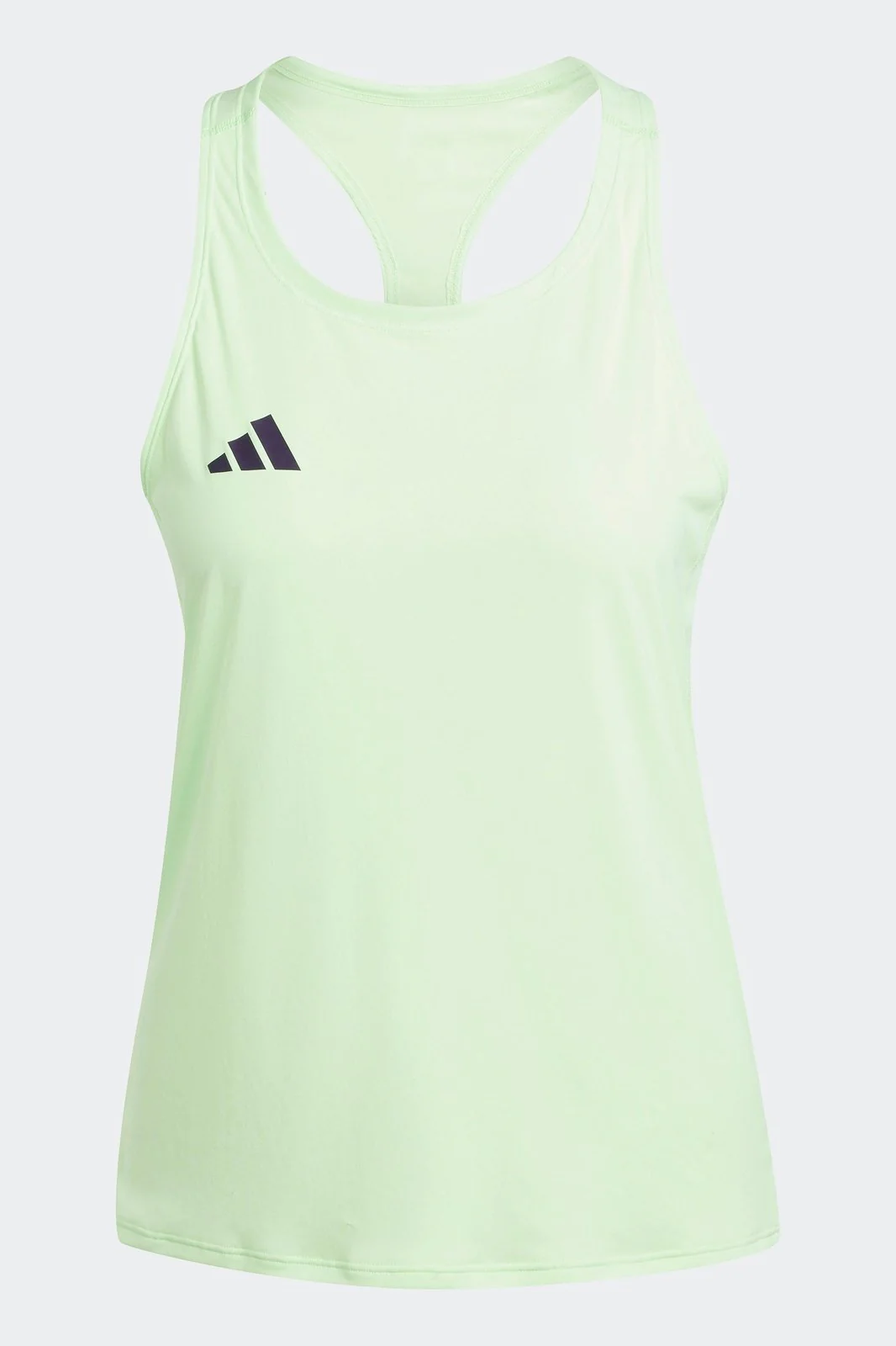 גופייה לנשים ADIZERO ESSENTIALS בצבע ירוק זוהר - Image 5