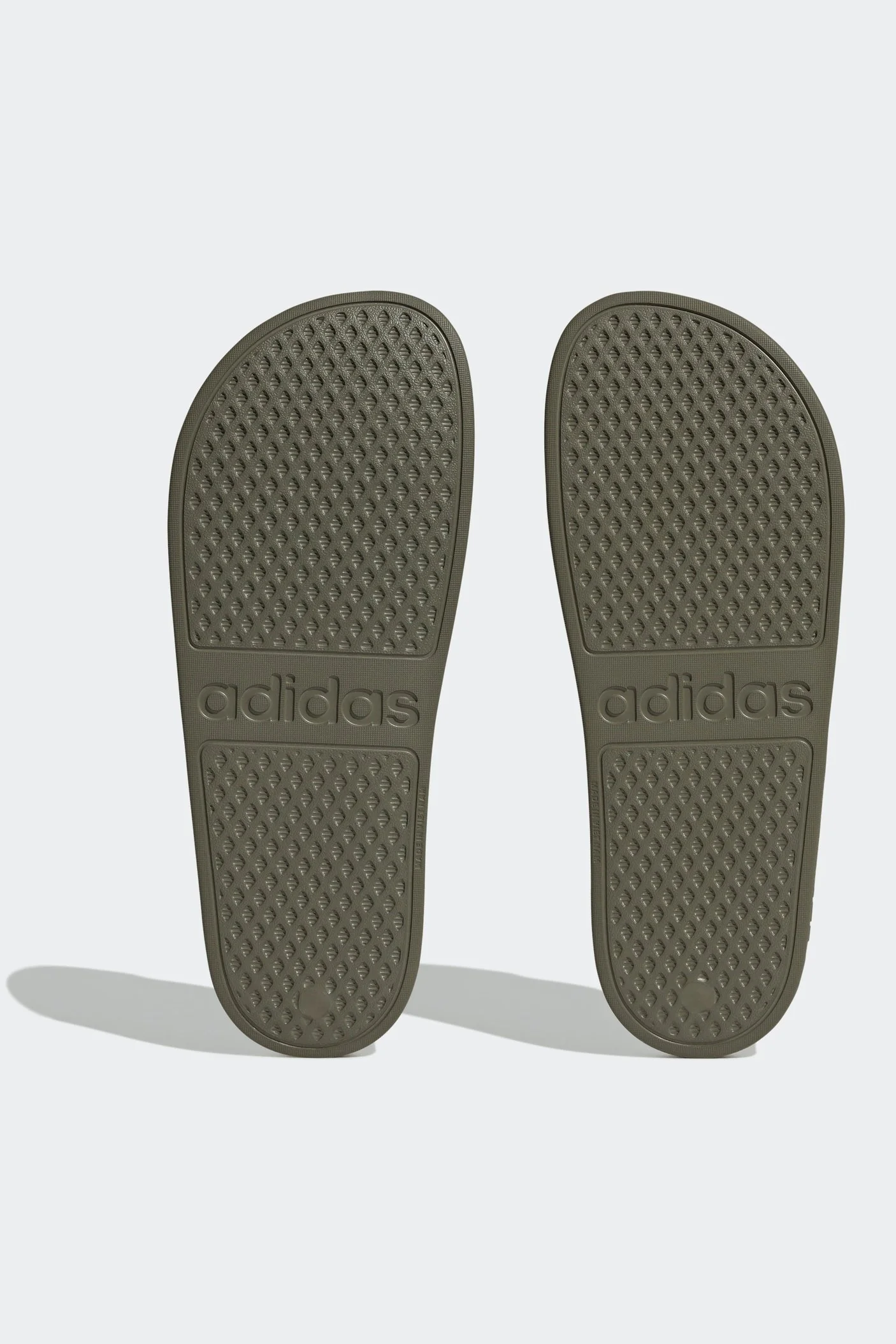 כפכפים ADILETTE AQUA בצבע ירוק זית - Image 5