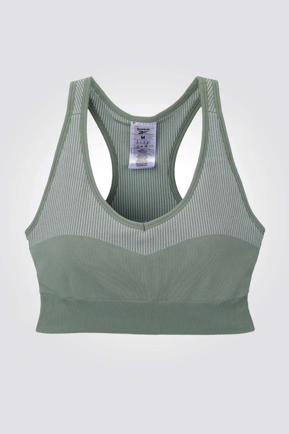 טופ אימון לנשים YOGA SEAMLESS בצבע ירוק