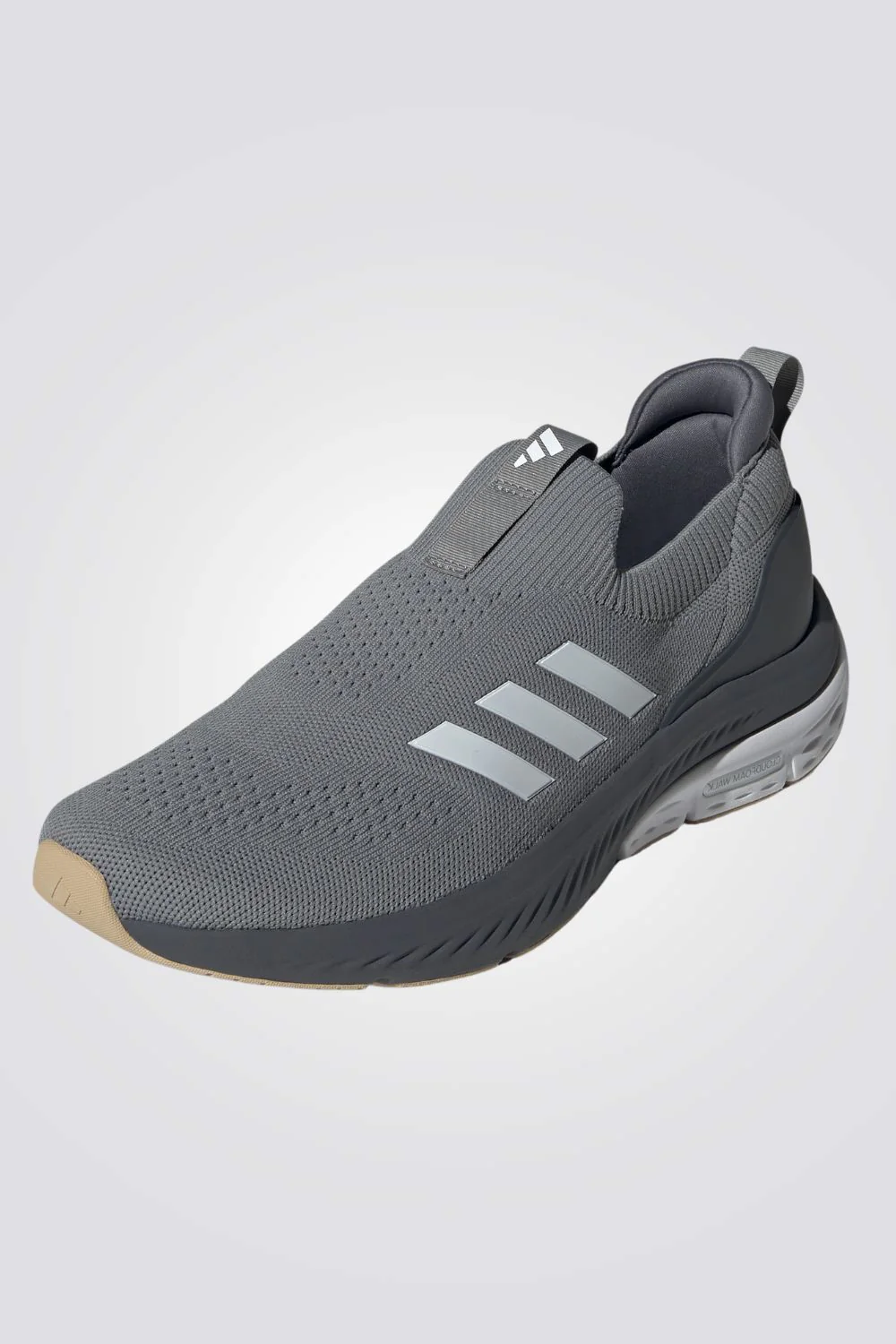 סניקרס לגברים CLOUDFOAM GO LOUNGER בצבע אפור ולבן - Image 3