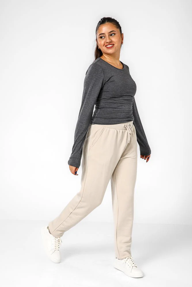 חולצה תרמית אנטי בקטריאלית צווארון עגול - SLIM FIT - Image 5