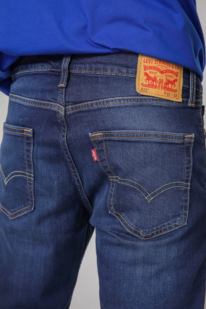ג'ינס לגברים SLIM FIT 511 בצבע כחול - Image 4