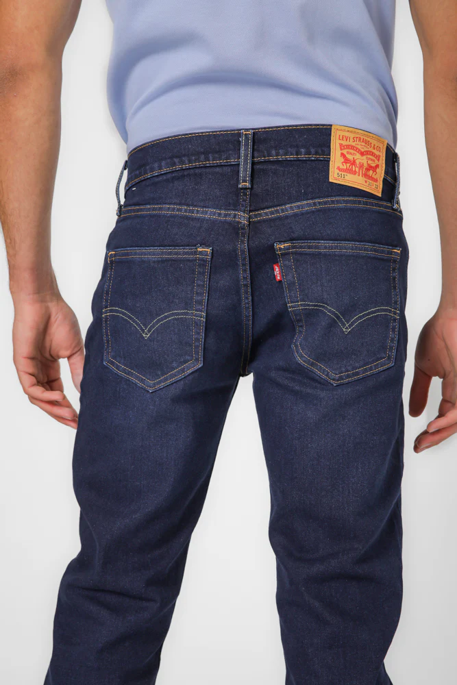 ג'ינס לגברים 511 SLIM FIT בצבע כחול כהה - Image 4