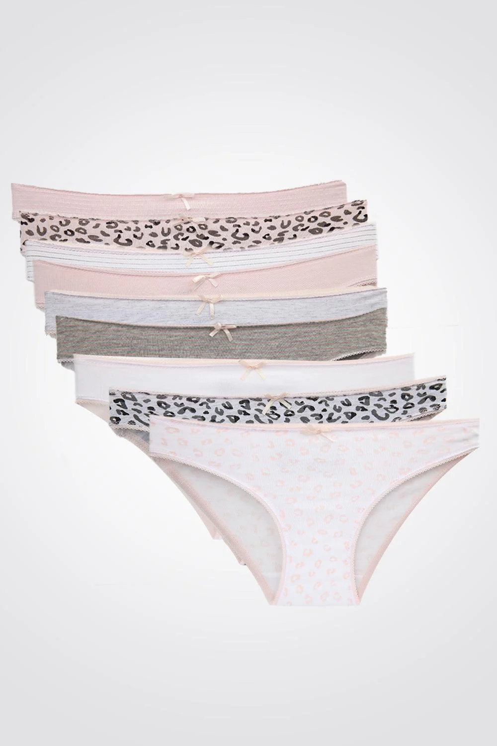 מארז 9 תחתוני מיני לבנות LEOPARD PACK