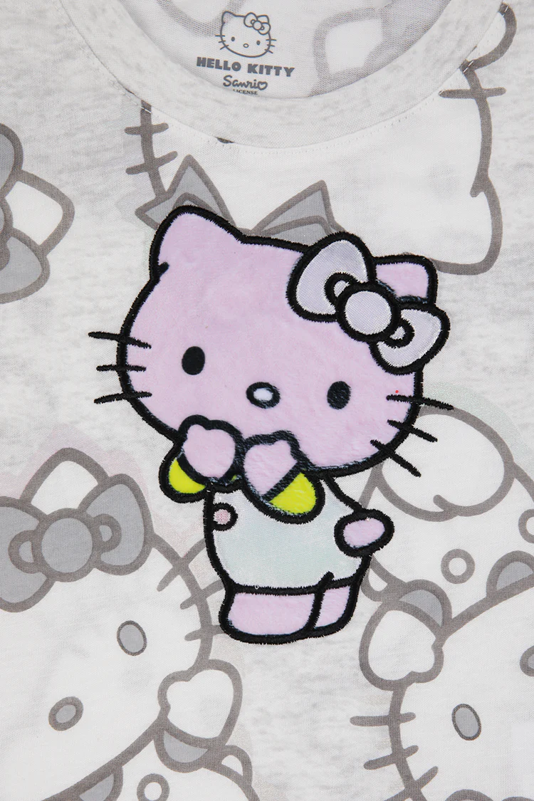 סט פיג’מה קצרה HELLO KITTY - Image 4