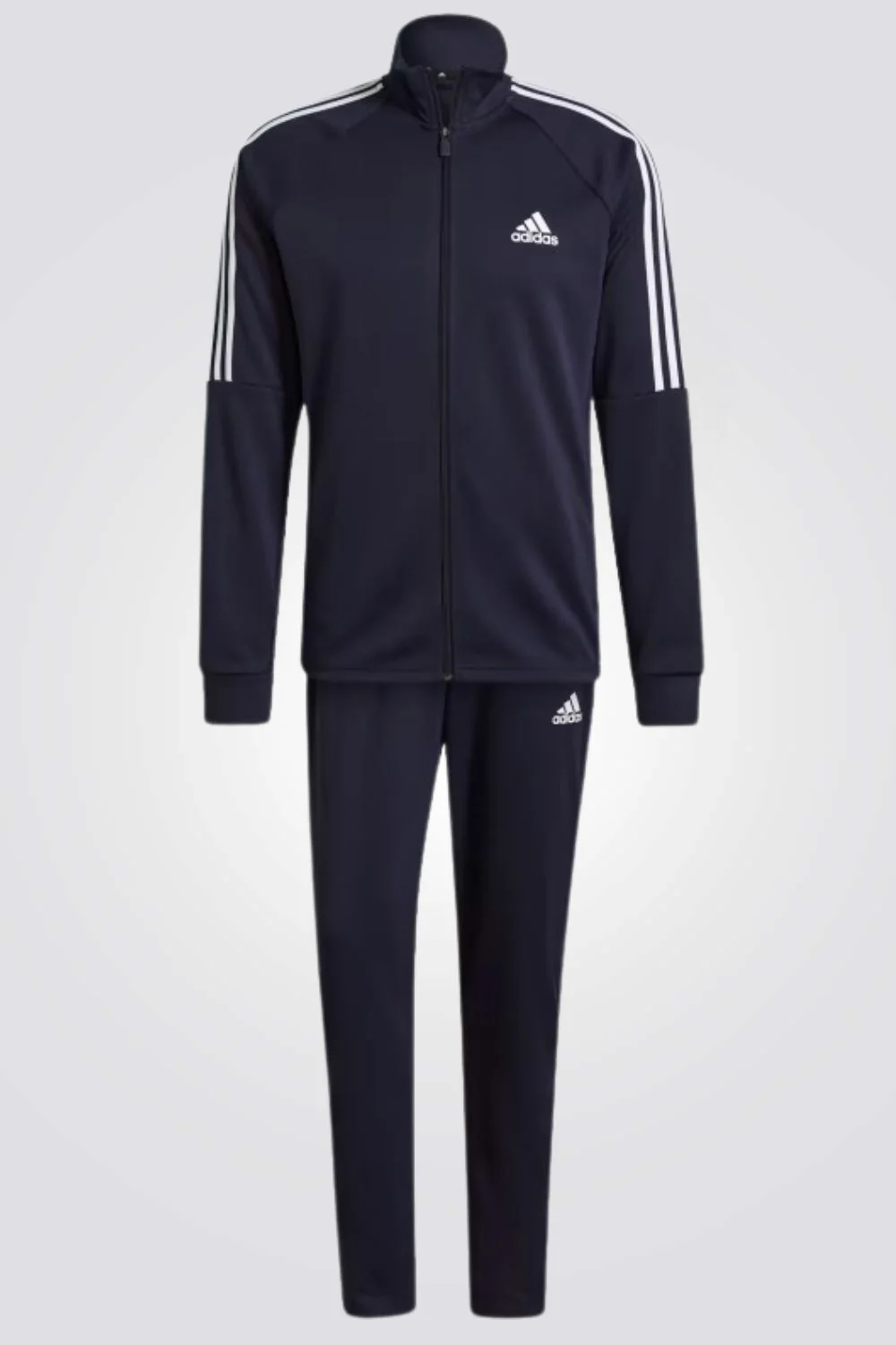 חליפת אימון לגברים AEROREADY SERENO CUT 3-STRIPES בצבע נייבי ולבן - Image 10