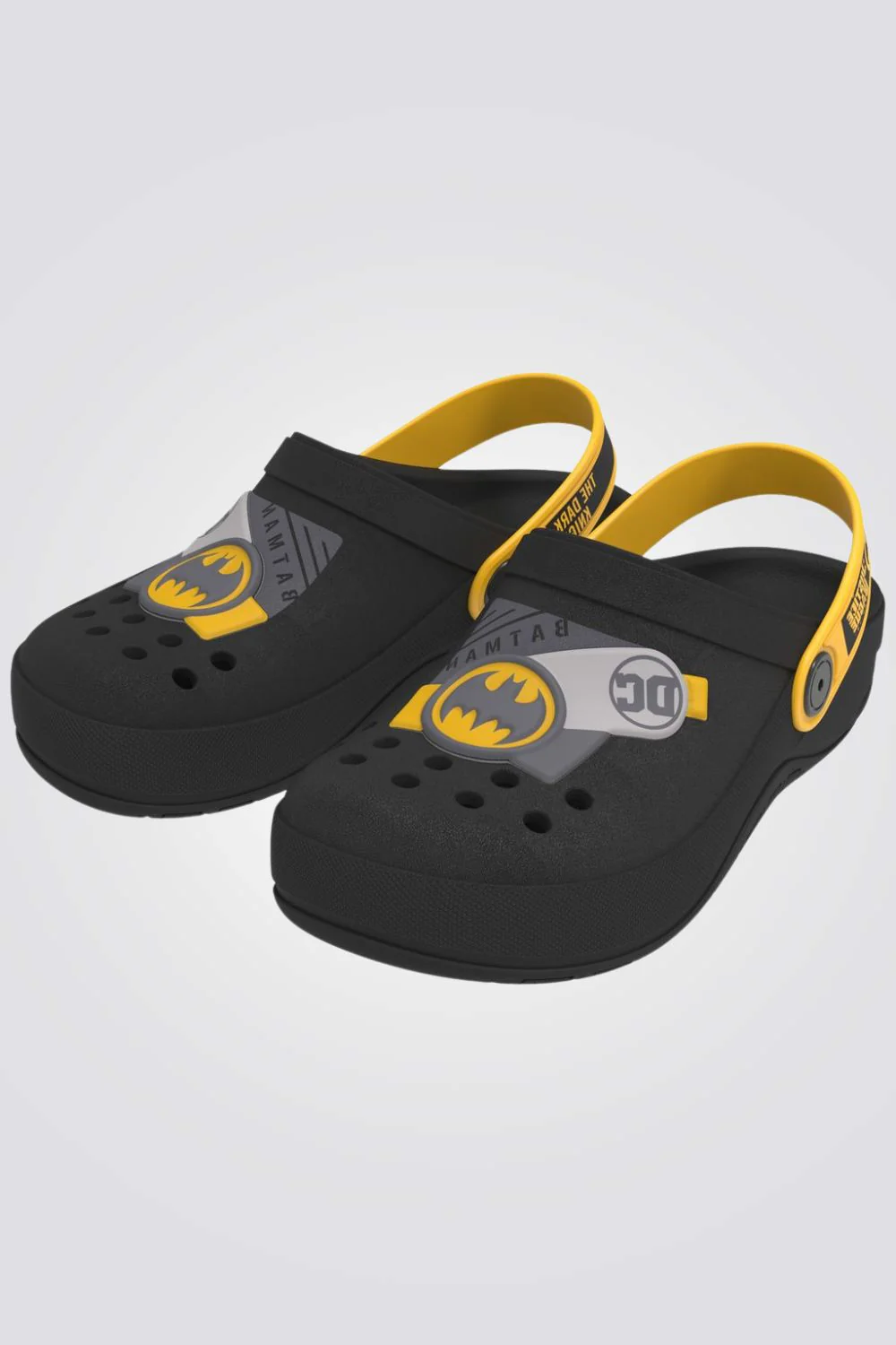 סנדלים לבנים BABUCH BATMAN בצבע שחור וצהוב - Image 2