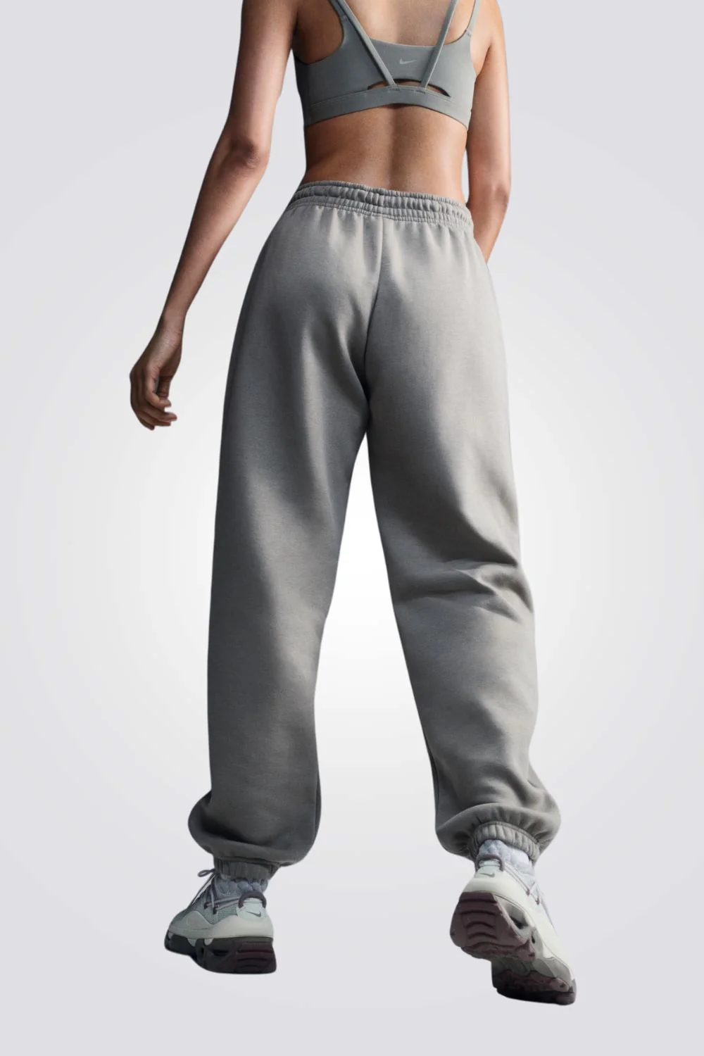 מכנסיים ארוכים לנשים Sportswear Phoenix Fleece בצבע אפור - Image 2