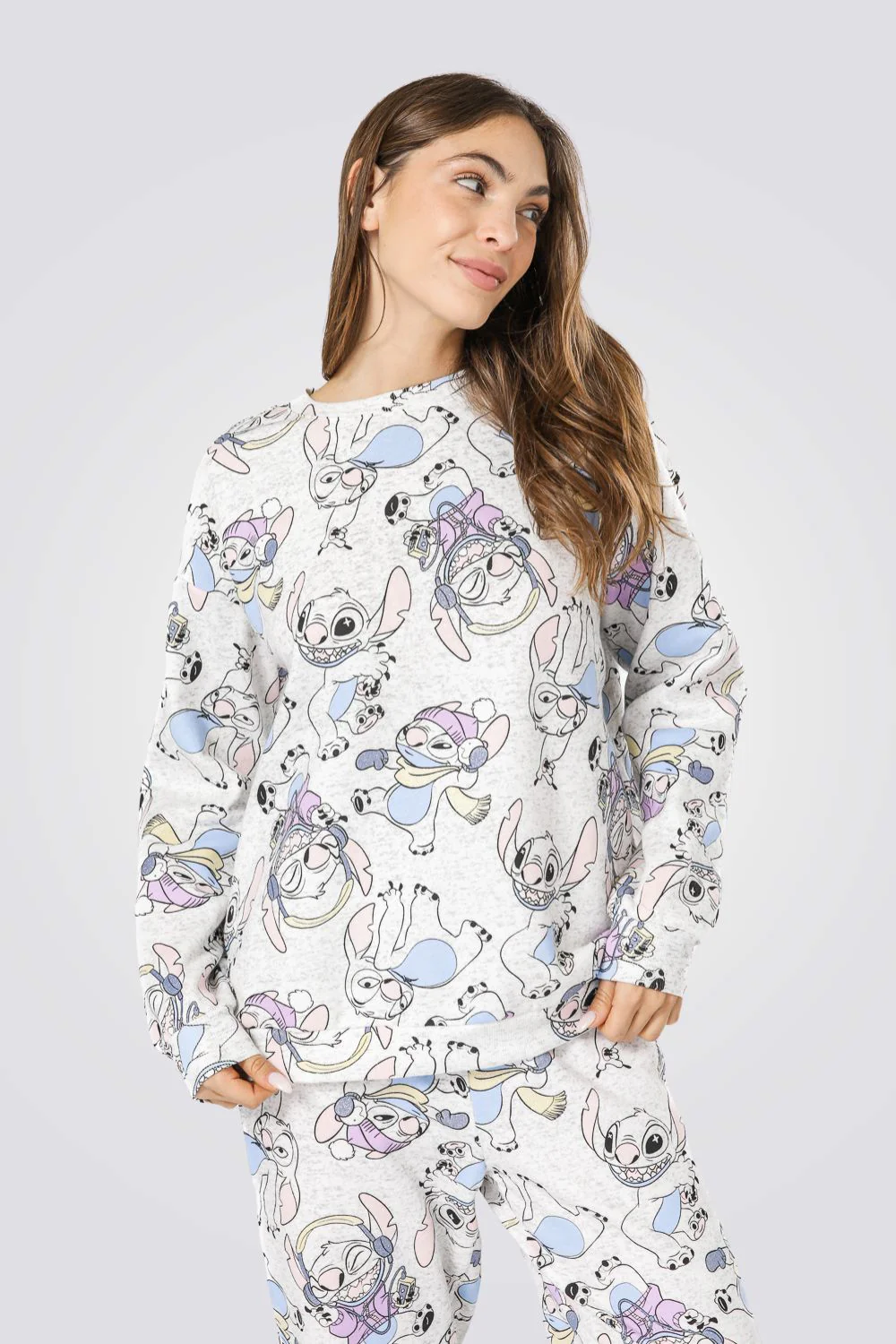 סט פיג’מה פוטר STITCH לנשים - Image 3