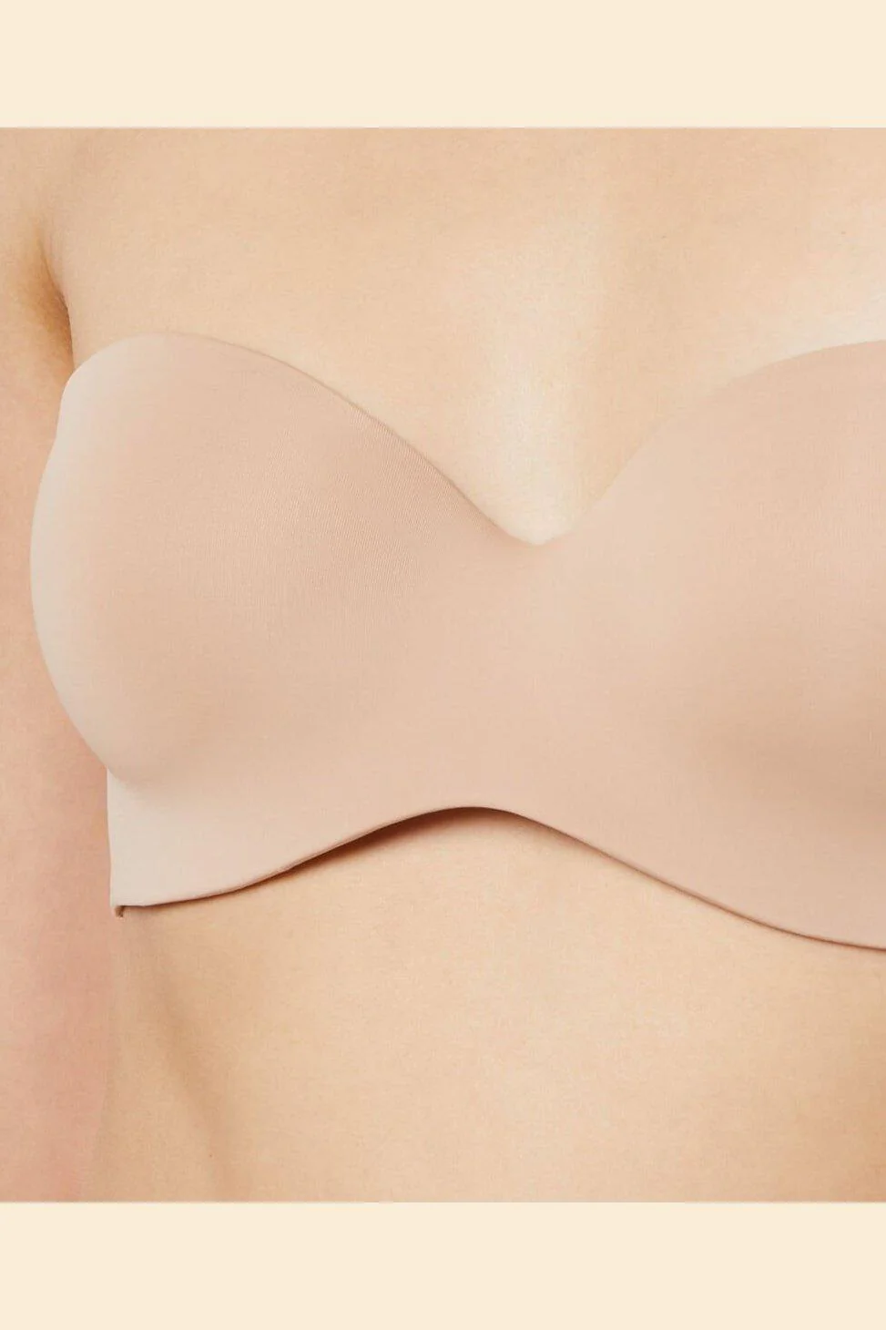 חזיית פוש אפ סטרפלס מיקרופייבר PURE FIT ניוד - Image 4