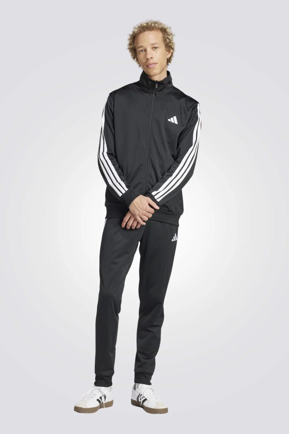 חליפת ספורט שני חלקים  Sportswear Basic 3 Stripes Tricot לגברים