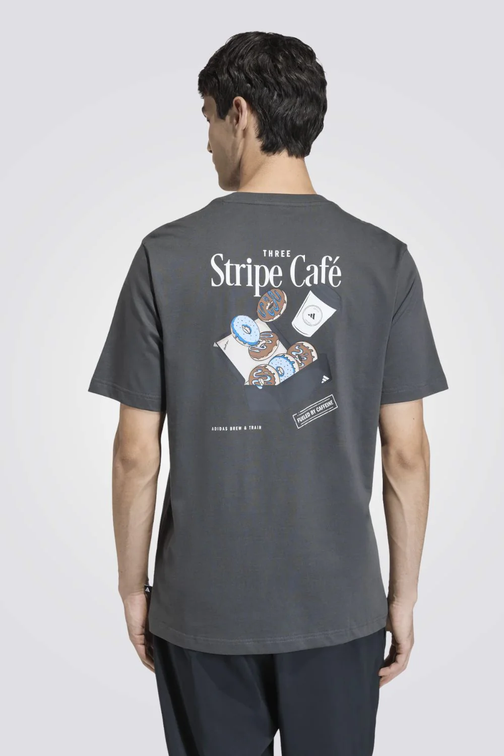 טישירט גרפיקה COFFEE CAFE DONUT BOX לגברים | אדידס - Image 3