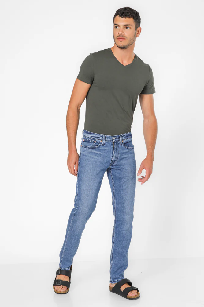 ג'ינס לגברים 511 SLIM בצבע MED INDIGO - Image 2