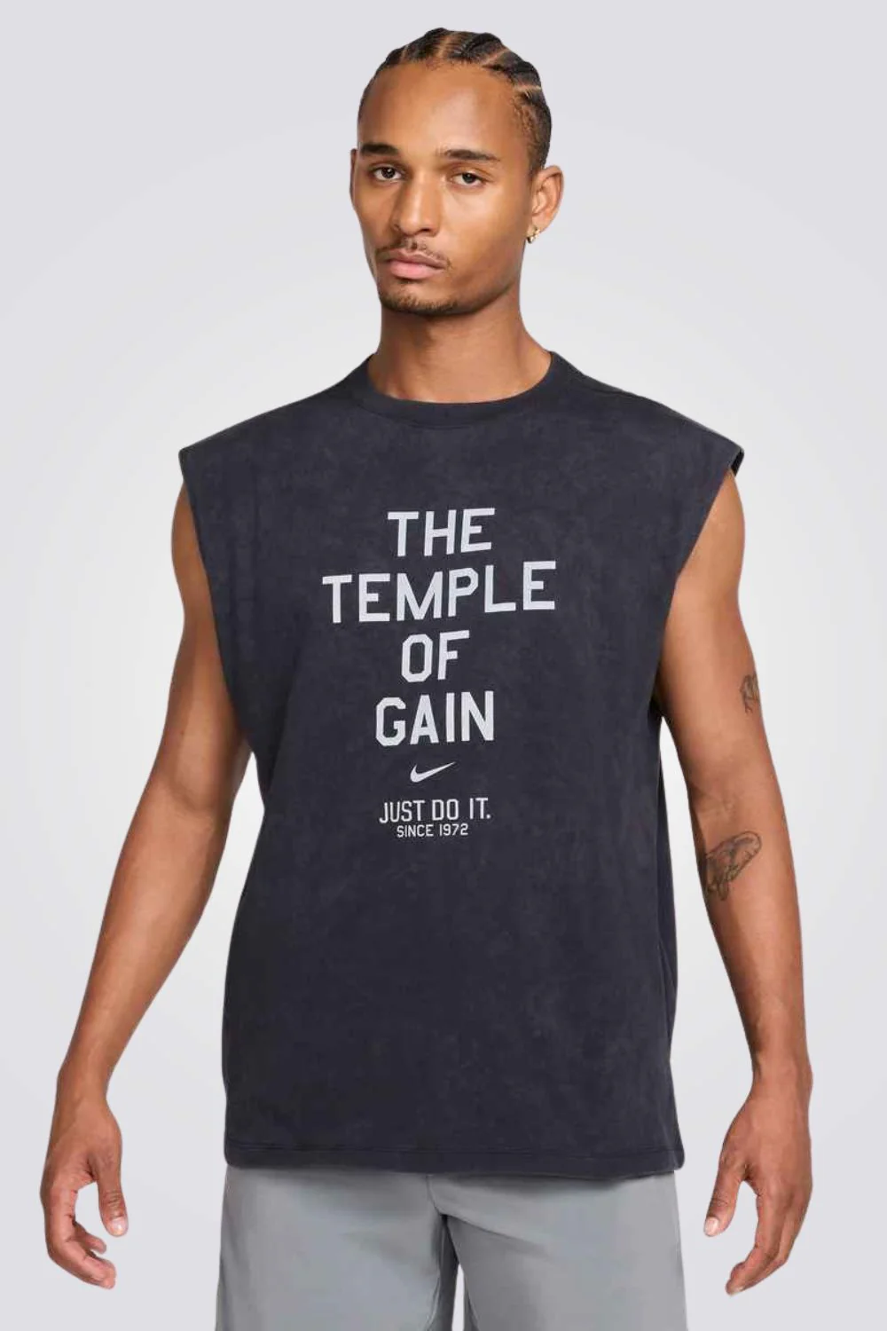 חולצת ללא שרוולים NK TEE SL GYM CULTURE CC לגברים