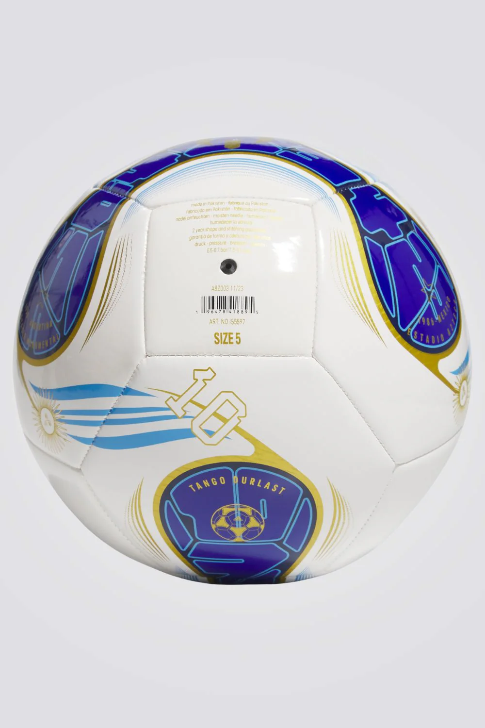 כדורגל MESSI CLUB בצבע לבן וכחול - Image 2