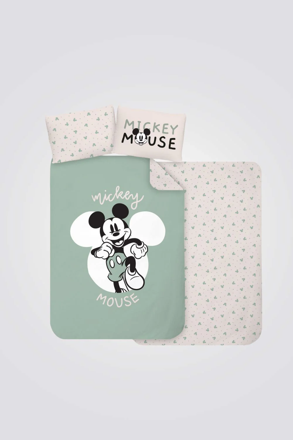 סט מצעים מיטה וחצי 120/200 ס"מ MICKEY green | דיסני - Image 2