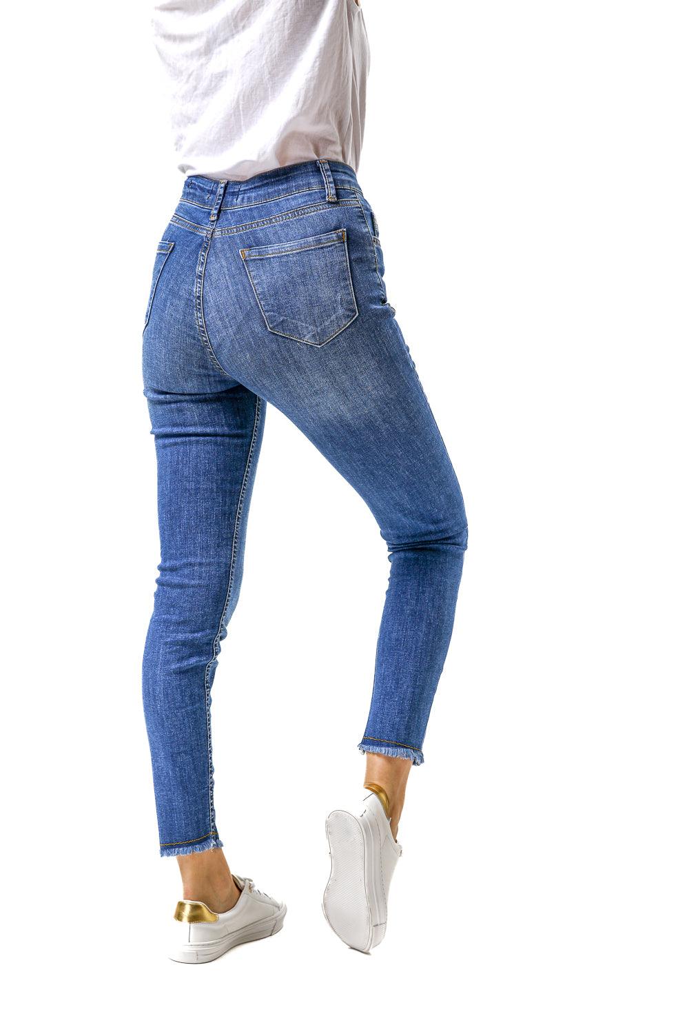 מכנסי ג'ינס SKINNY כחול - Image 2