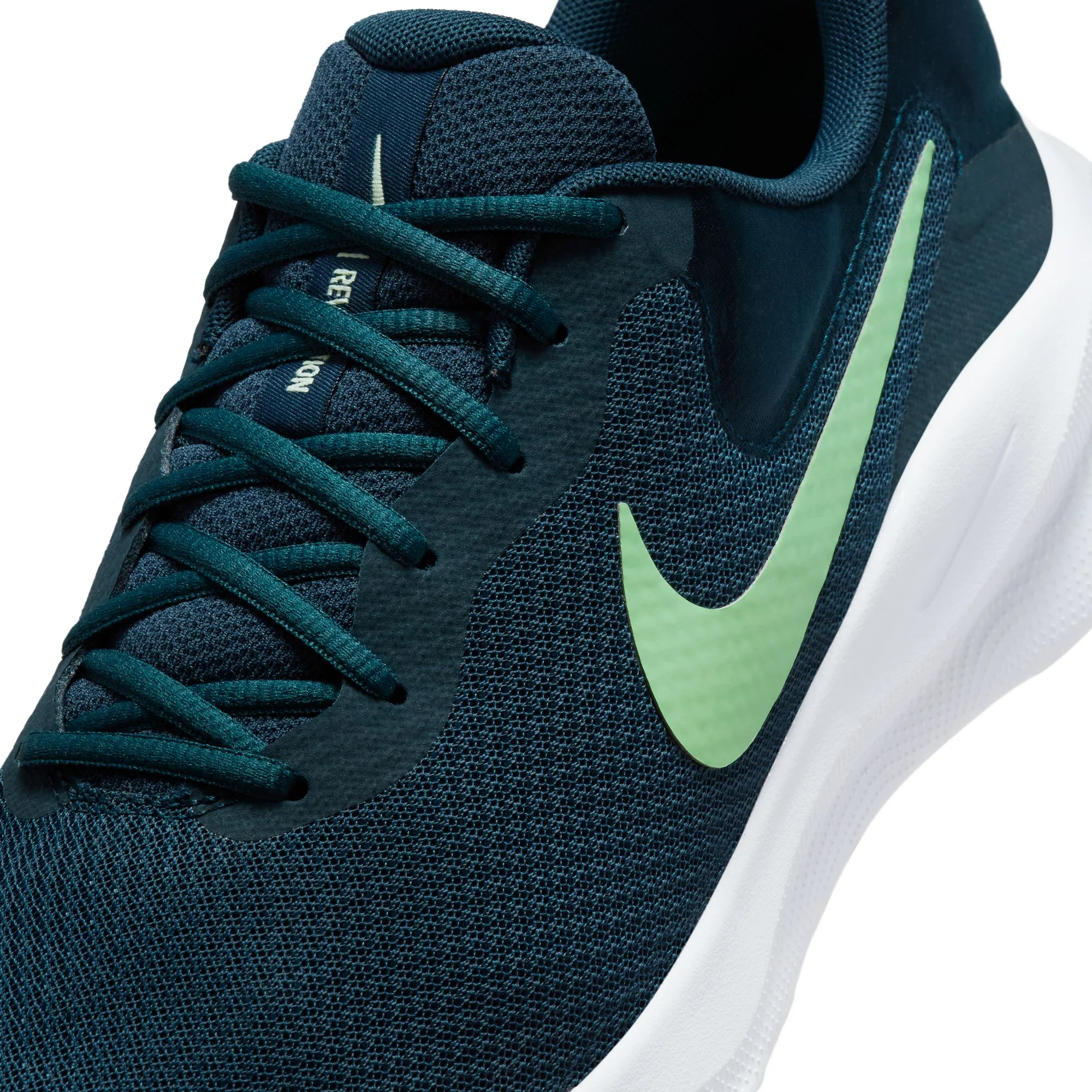 נעלי ספורט לגברים Nike Revolution 7 בצבע ירוק כהה - Image 7