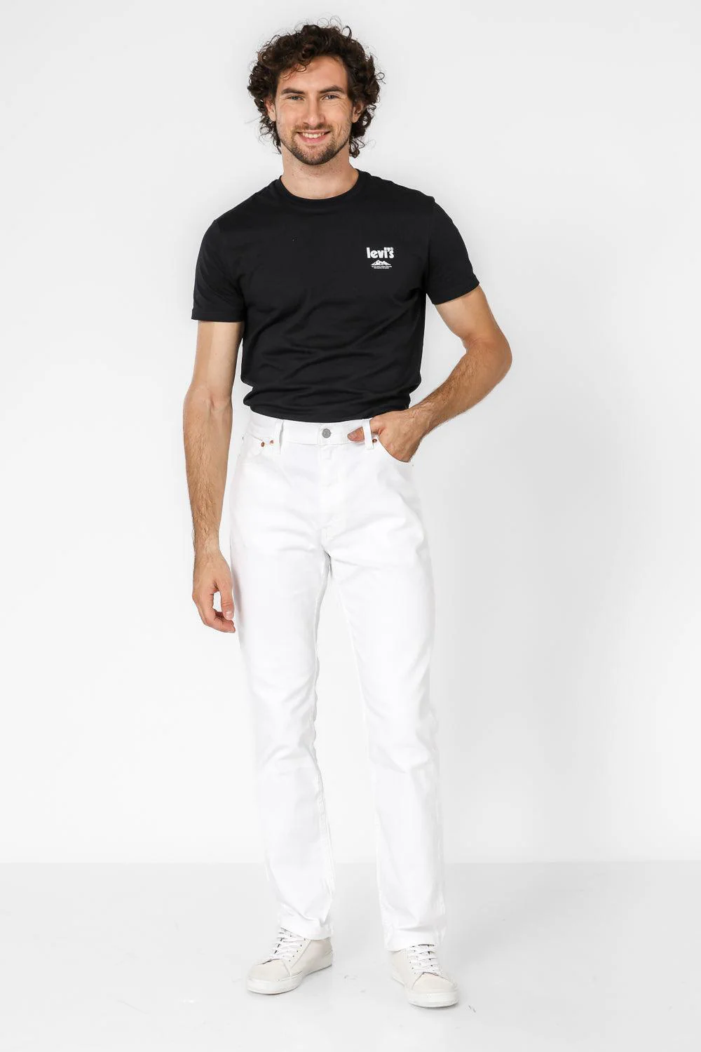 ג'ינס NEUTRAL 511 SLIM בצבע לבן - Image 5