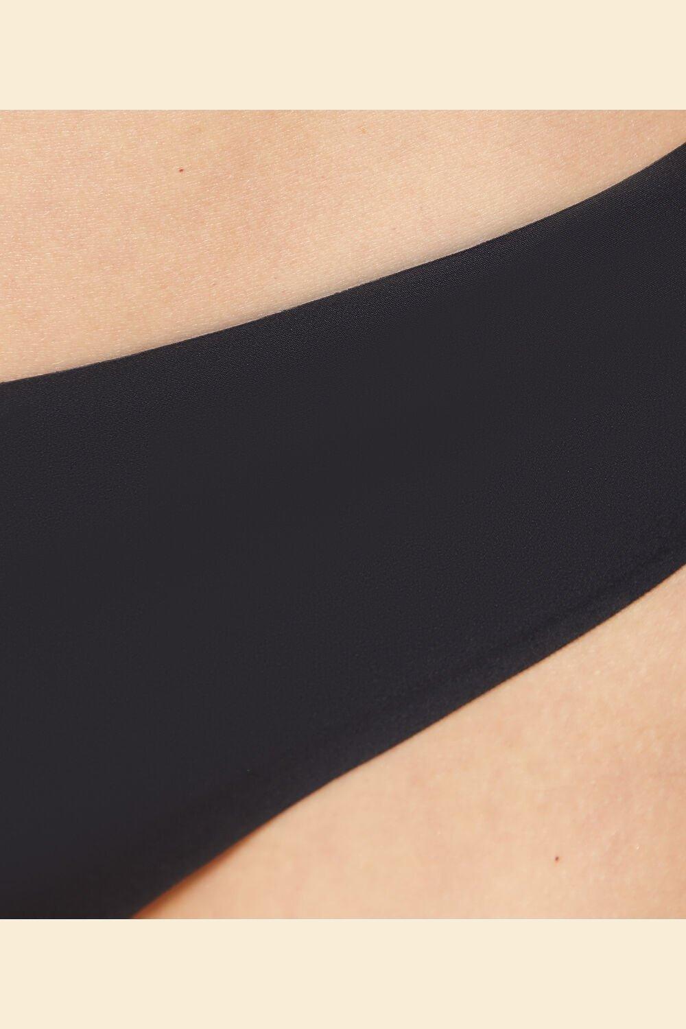 תחתוני ביקיני מיקרופייבר PURE FIT שחור - Image 5