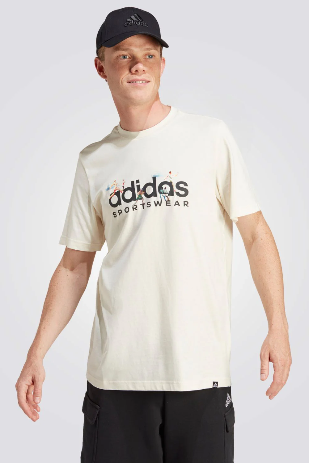 טישירט לגברים LANDSCAPE SPORTSWEAR בצבע בז'