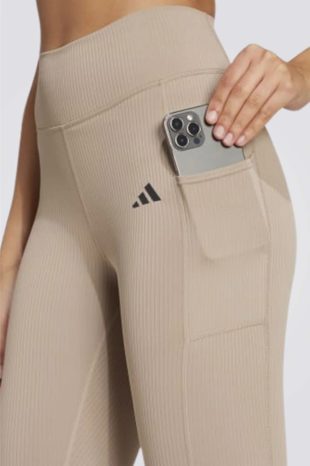 טייץ Optime Rib גזרת 7/8 לנשים | אדידס - Image 5
