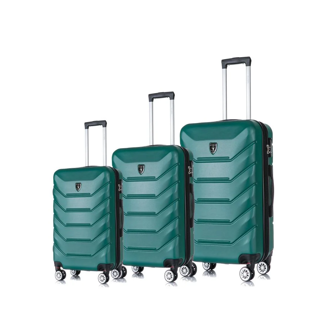 מזוודה קשיחה גדולה 28" דגם 1701 בצבע ירוק - Image 3