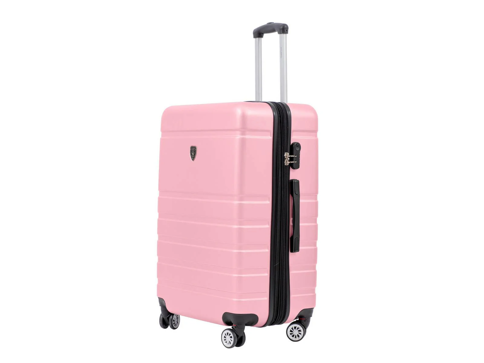 מזוודה קשיחה גדולה 28" דגם 1807 בצבע ורוד - Image 4