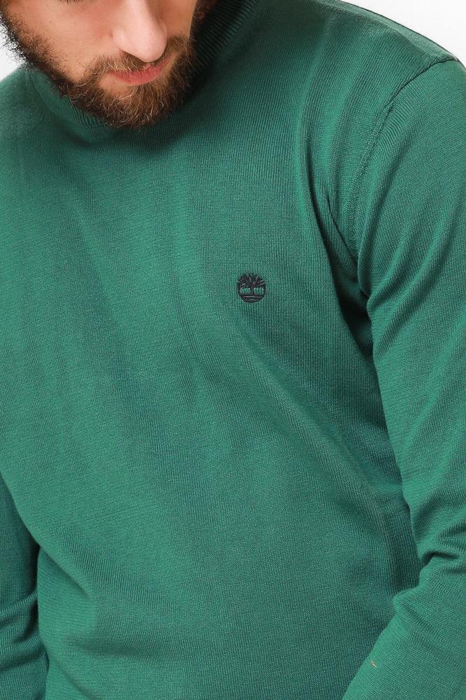 סריג CREW NECK בצבע ירוק - Image 2