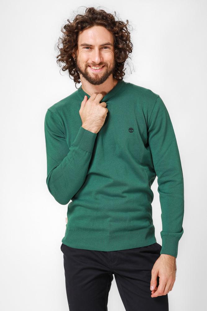 סריג CREW NECK בצבע ירוק - Image 3