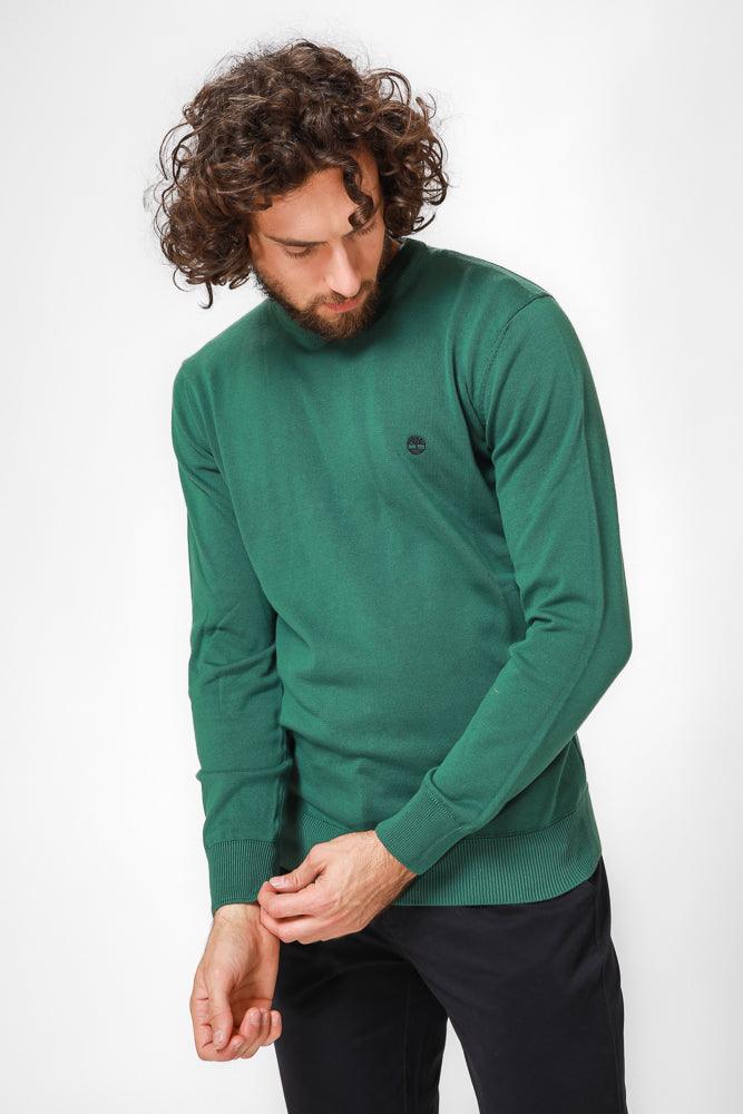סריג CREW NECK בצבע ירוק - Image 4