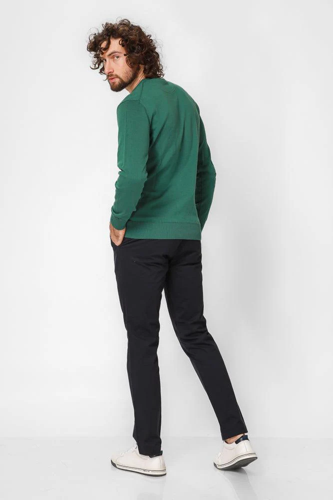 סריג CREW NECK בצבע ירוק - Image 5