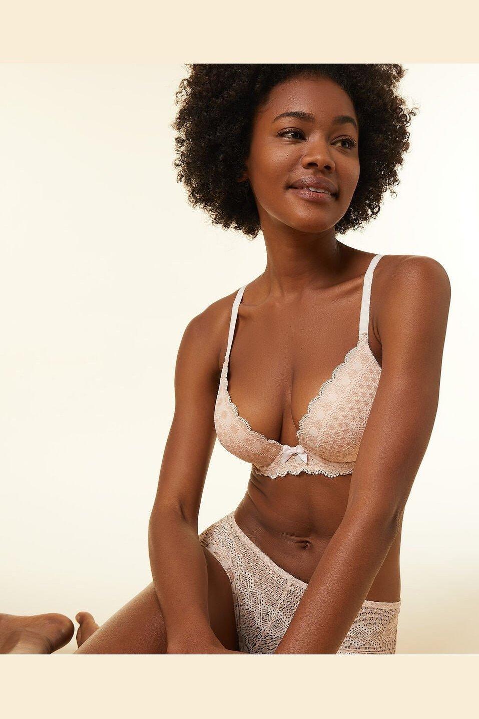 חזיית פוש אפ CHERIE CHERIE ורוד פודרה - Image 5