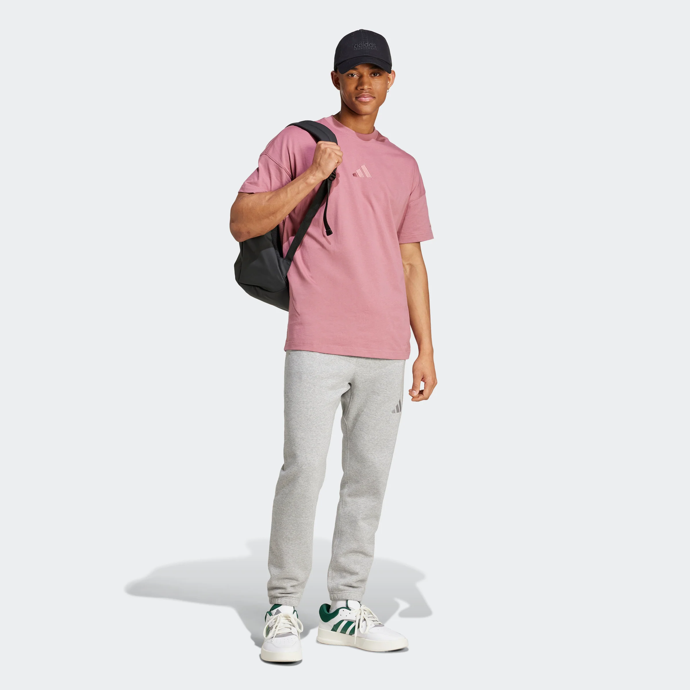 טישירט לגברים ALL SZN  בצבע ורוד - Image 4