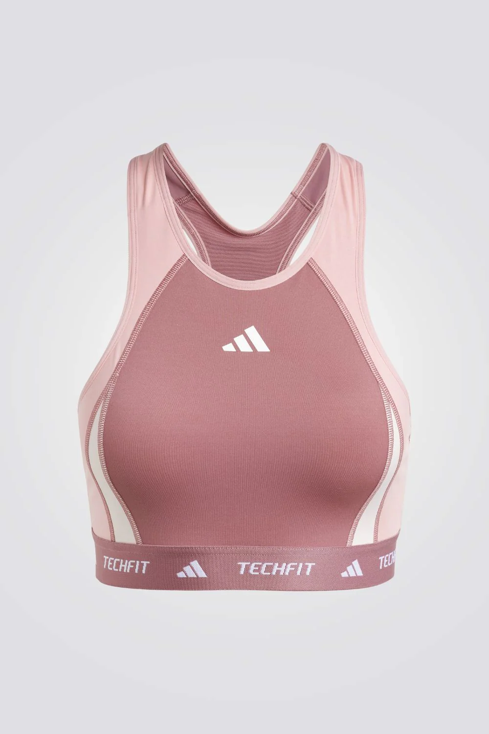 טופ אימון לנשים Techfit בצבע ורוד - Image 3