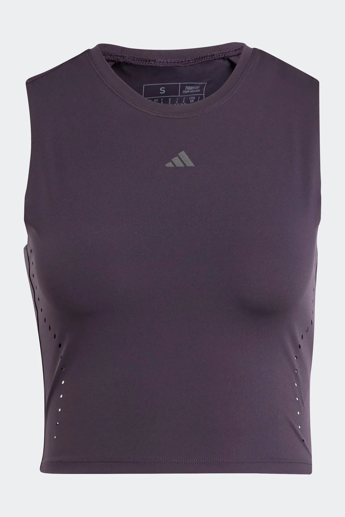 גופייה לנשים HIIT CROP HEAT.RDY בצבע סגול - Image 4