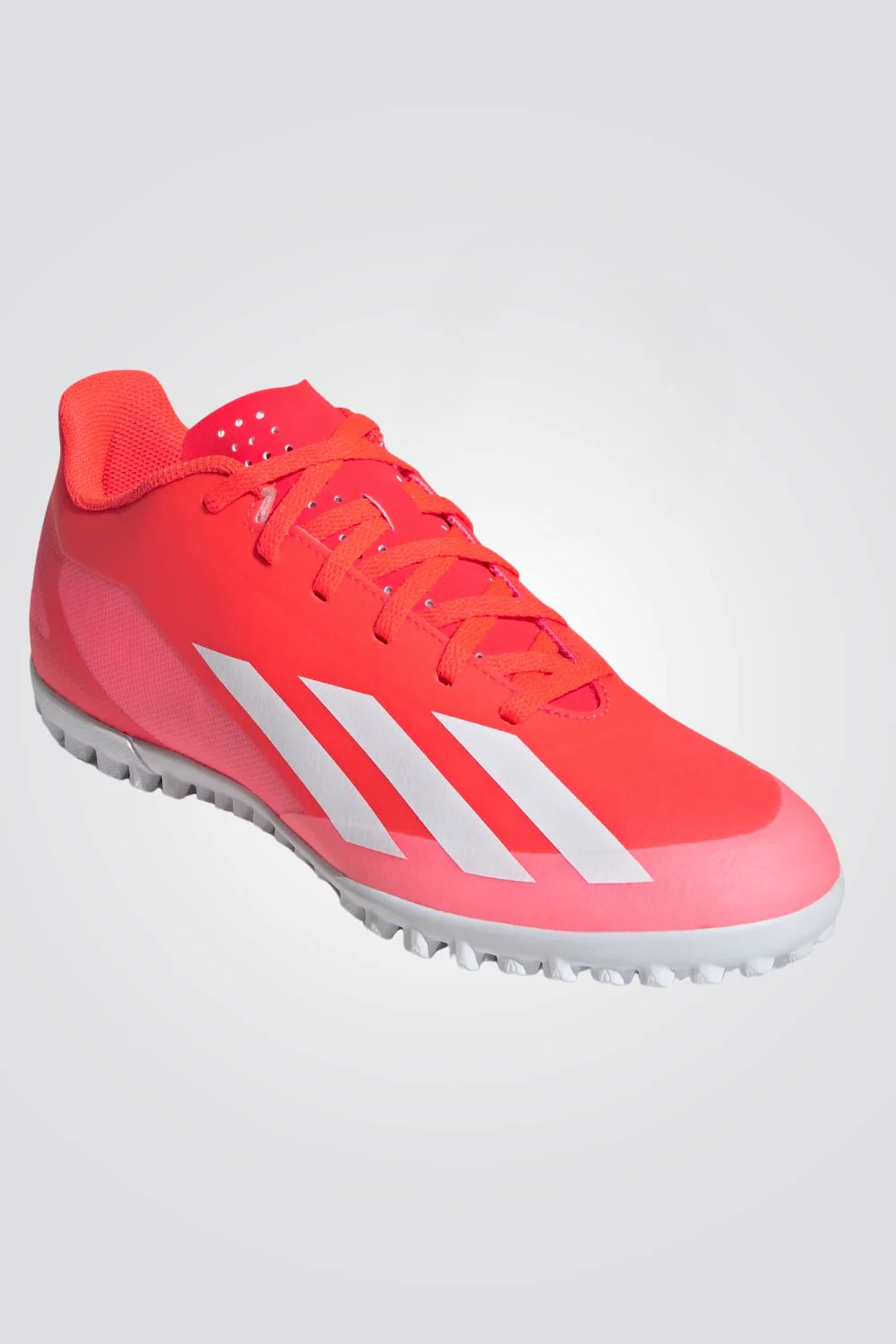 נעלי קטרגל לגברים X CRAZYFAST CLUB TURF בצבע אדום ולבן - Image 2