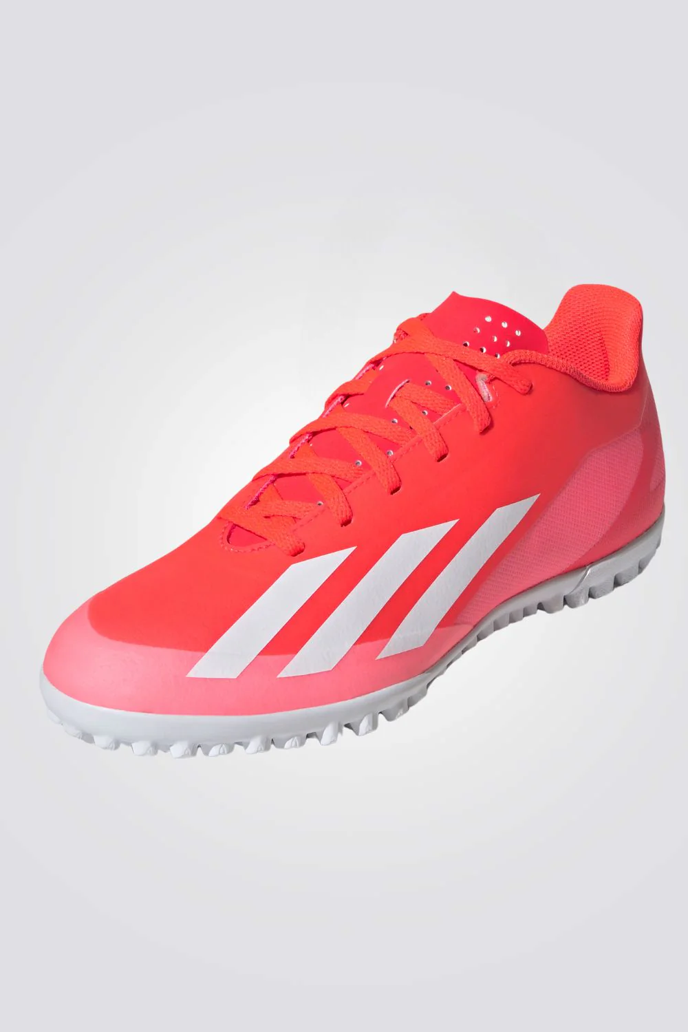 נעלי קטרגל לגברים X CRAZYFAST CLUB TURF בצבע אדום ולבן - Image 3