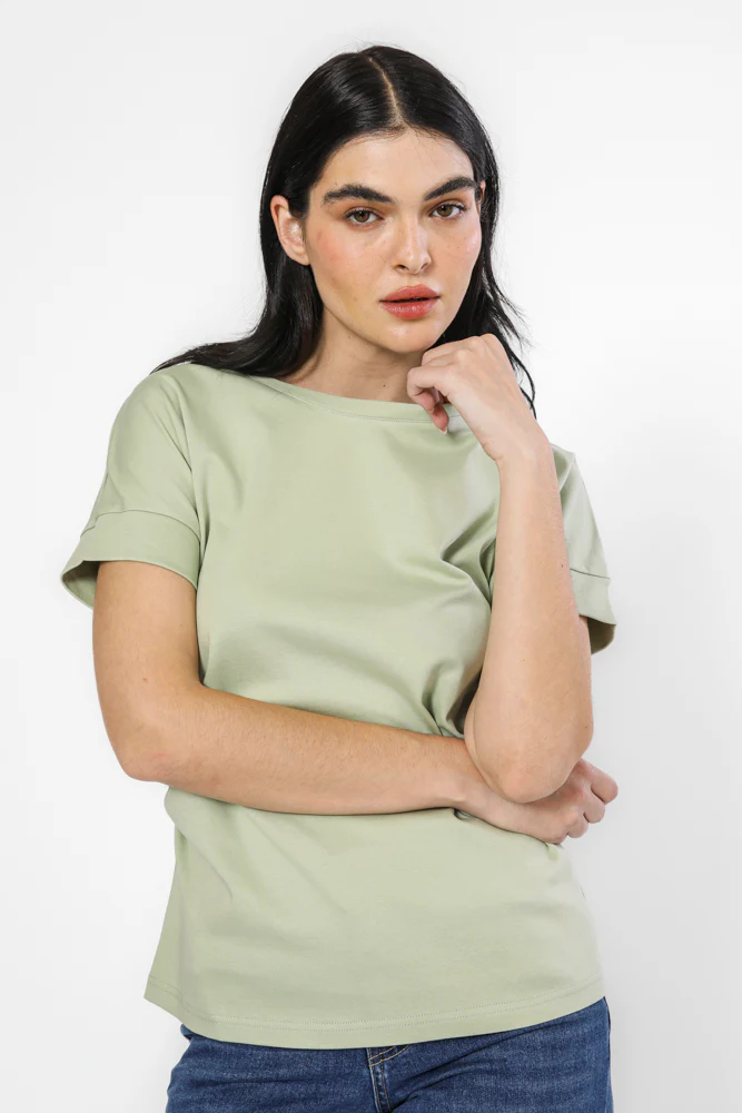 חולצת קימונו בצבע ירוק - Image 4