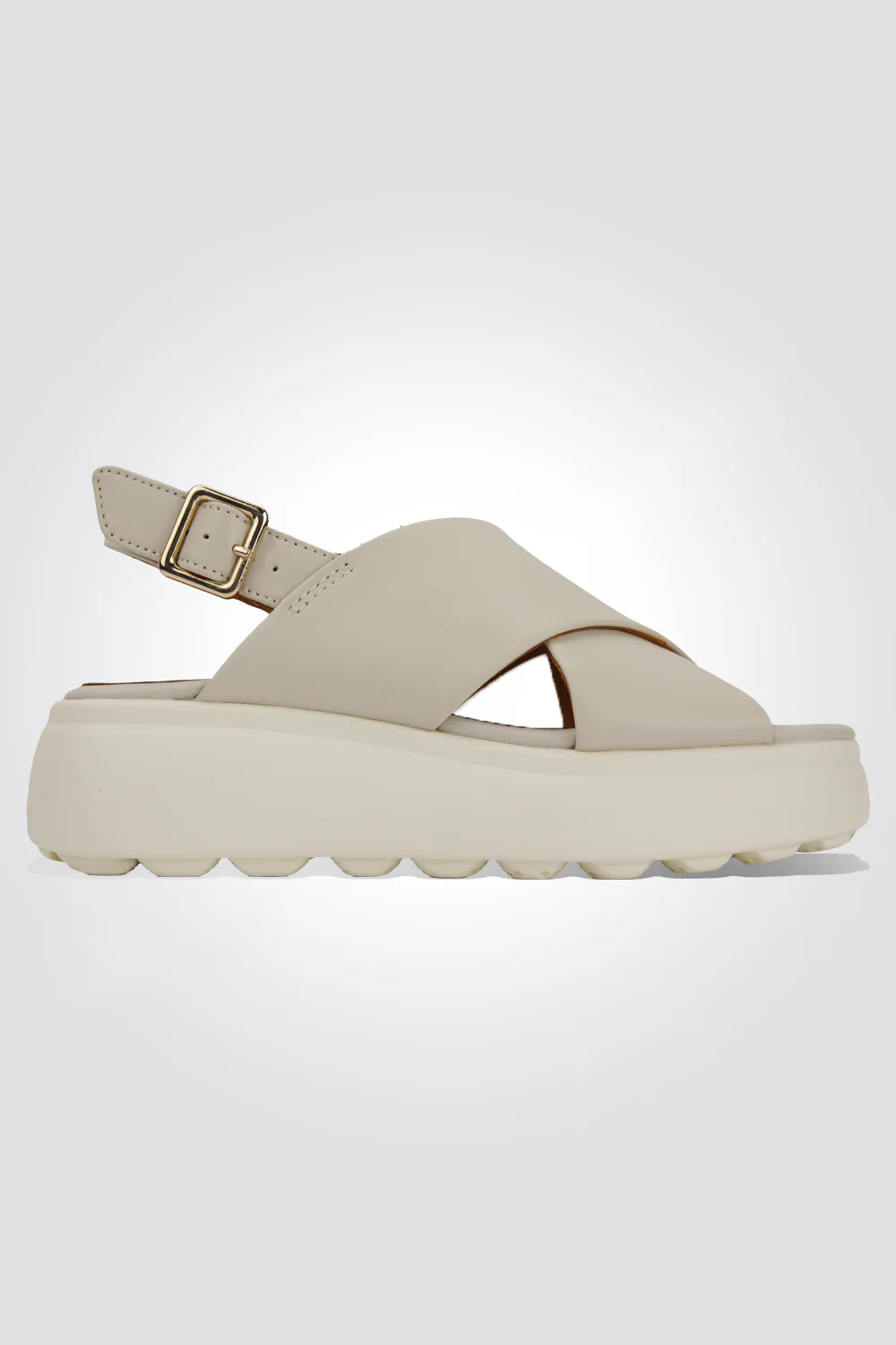 סנדלים לנשים PELLE TACCO SUP. 3 CM בצבע בז'